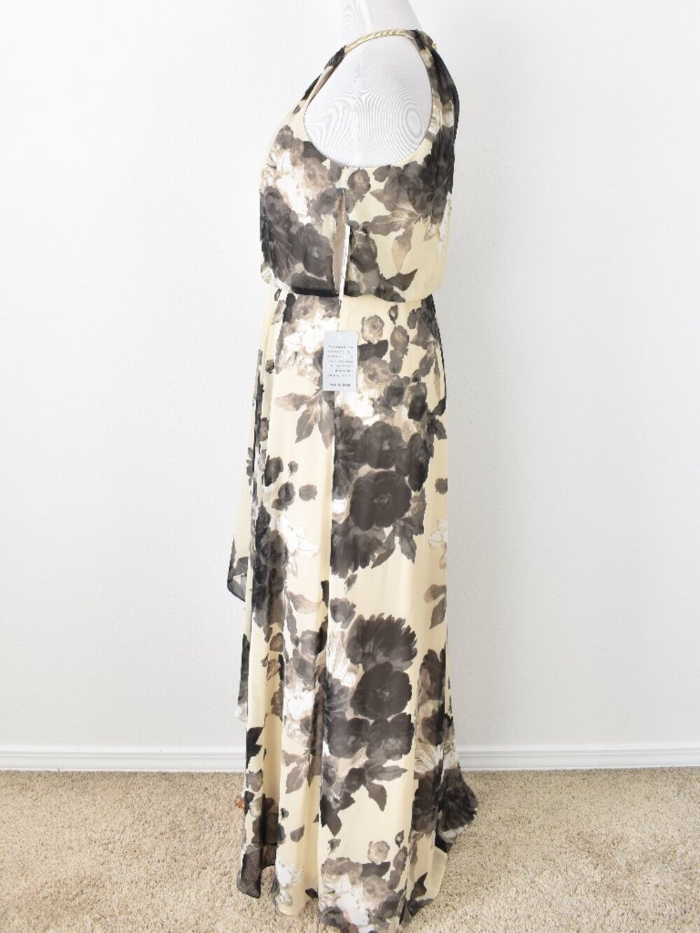 Eliza J Floral High Low Chiffon Floral Formal Dress NEW - 12 - Picture 7 of 11